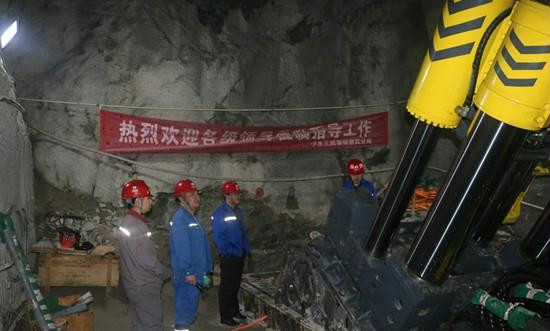 豐寧抽水蓄能電站引水系統(tǒng)首例反拉擴(kuò)孔施工完成