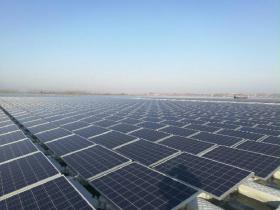 中國能建安徽電建一公司承建淮南水面光伏電站成功并網