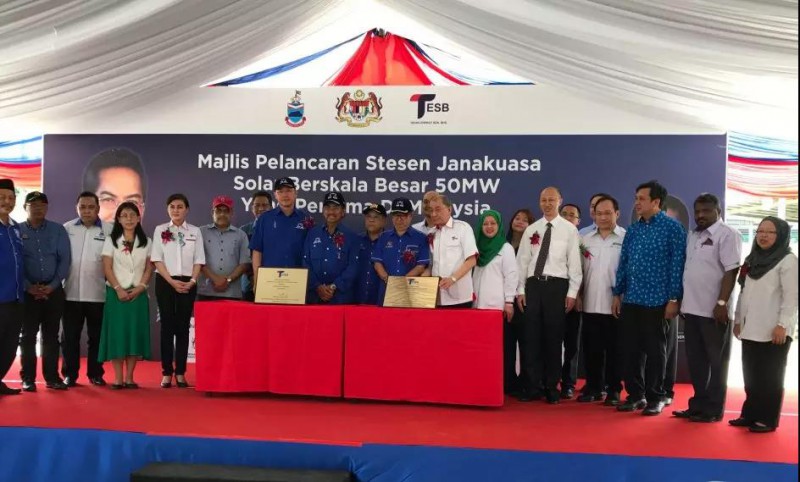 晶澳品質又一實證！馬來西亞首個50MW大型地面光伏項目成功并網