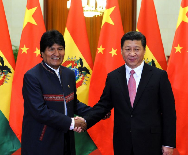 中國與玻利維亞簽署共建“一帶一路”合作文件