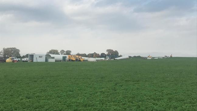 2019年Kewaunee縣的風能設施不再運營