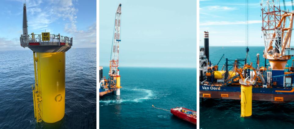 RWE索非亞海上風(fēng)電場(chǎng)單樁基礎(chǔ)安裝完成